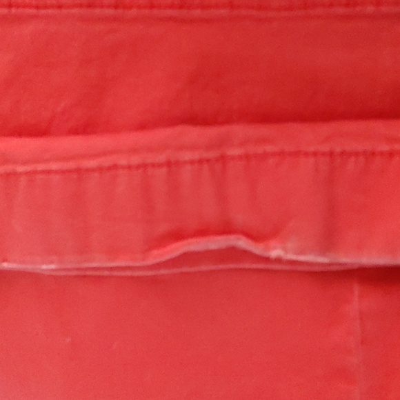 LOFT Coral Wide Leg Trouser Pants with Button Detail Women's Size 12 Streetwear - Picture 9 of 9